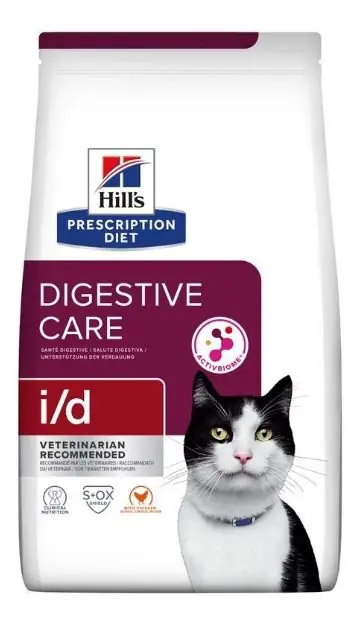 Wybór klientów Hill‘s Feline i/d (intestinal diet) karma na zaburzenia żołądkowo jelitowe dla kotów