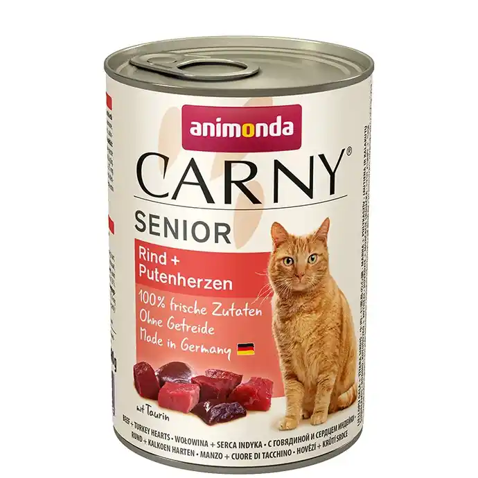 Animonda Carny Senior smakowite kawałki w pysznym sosie puszka 400g Obniżka ceny