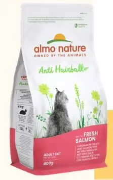 Almo Nature Holistic Anti Hairball karma sucha dla dorosłych kotów z łososiem Ostatnie sztuki