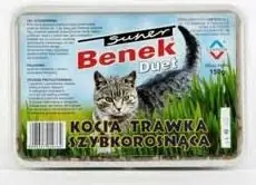 Nowość Super Benek Duet kocia trawa 150g