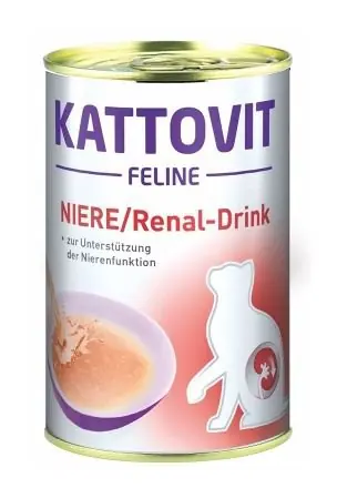 Kattovit Nieren Drink Płynna karma na schorzenia nerek 135ml Łatwy zwrot