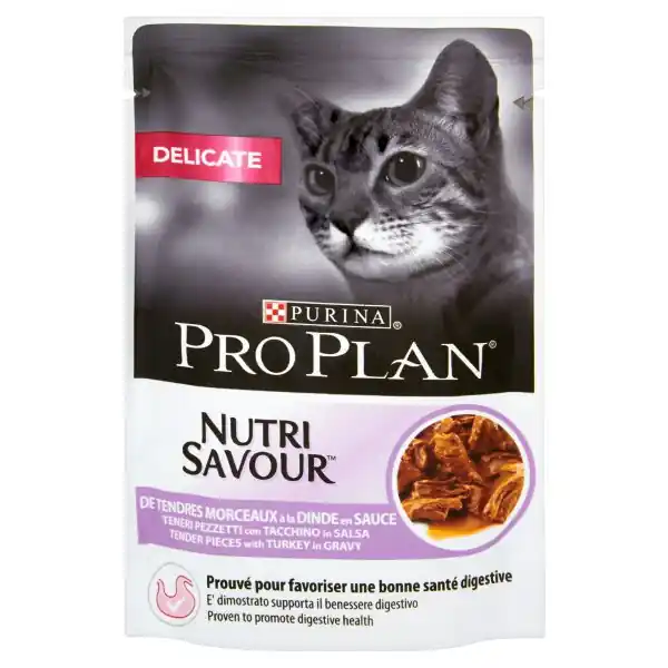 Dostępne od ręki Pro Plan Nutri Savour Delicate saszetka w sosie 85g