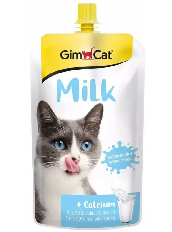 GimCat Milk mleko w płynie kotów 200ml z wapniem Wysoka jakość