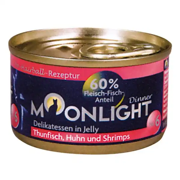 Dodaj do koszyka Moonlight Dinner Nr 6 - Tuńczyk, kurczak i krewetki w galarecie 80g