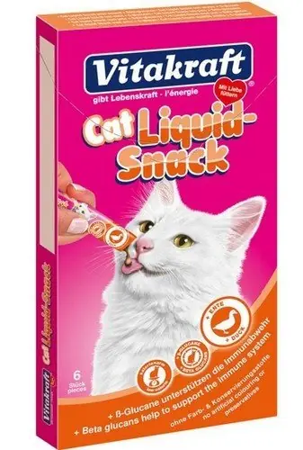 Vitakraft Cat Liquid-Snack z Kaczką 6x15g Ostatnia szansa