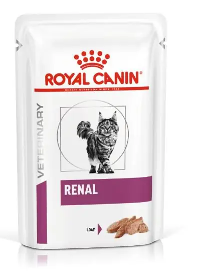 Darmowy zwrot Royal Canin Cat Renal Loaf saszetki dla kotów z problemami z nerkami w pasztecie 85g