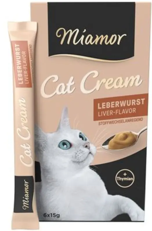 Bestseller Miamor Cat Confect Leberwurst Cream z wątróbką 6x15g
