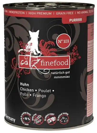 Catz Finefood Purrrr N.103 monobiałkowa karma z 70% kurczaka w bulionie dla kota Super okazja