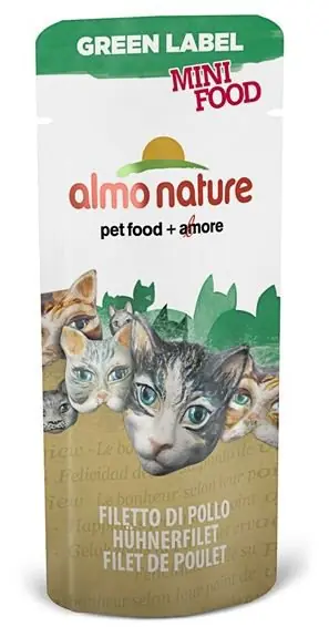 Almo Nature Green Label Mini Food filet z wybranego mięsa 3g Nie przegap