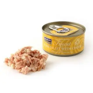Fish4Cats Finest filet z Tuńczyka z serem kawałki w sosie rybnym bez zbóż 70g Szybka wysyłka