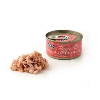Fish4Cats Finest filet z Tuńczyka z Łososiem kawałki w sosie rybnym bez zbóż 70g Oferta