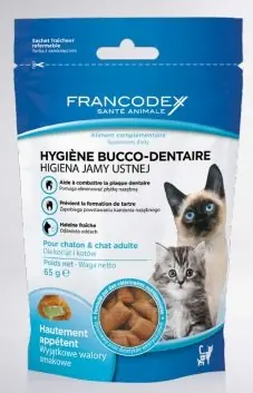 Francodex Higiena jamy ustnej przysmak dla kociąt i kotów 65g Wysoka jakość