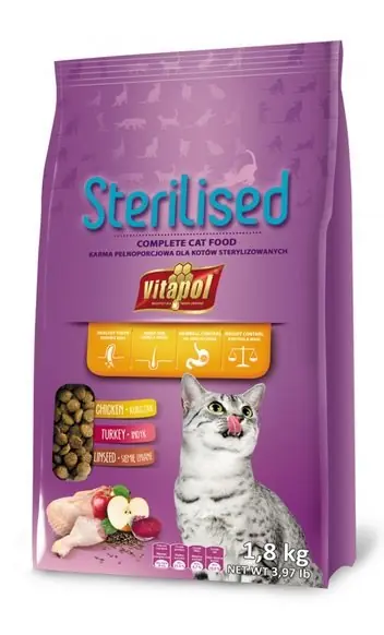Vitapol Sterilised karma dla kotów po sterylizacji Ograniczona ilość