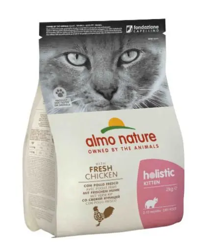 Almo Nature Cat Holistic Kitten ze świeżym kurczakiem i ryżem Oferta czasowa