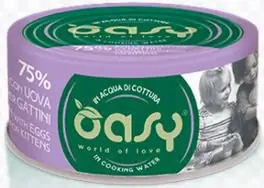 Oasy More Love Kitten kurczak z jajkiem 70g Dostępne od ręki