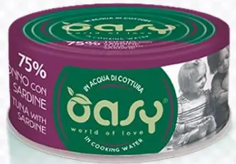 Oasy More Love Cat Adult 75% tuńczyka i sardynek puszka w bulionie 70g Oferta limitowana