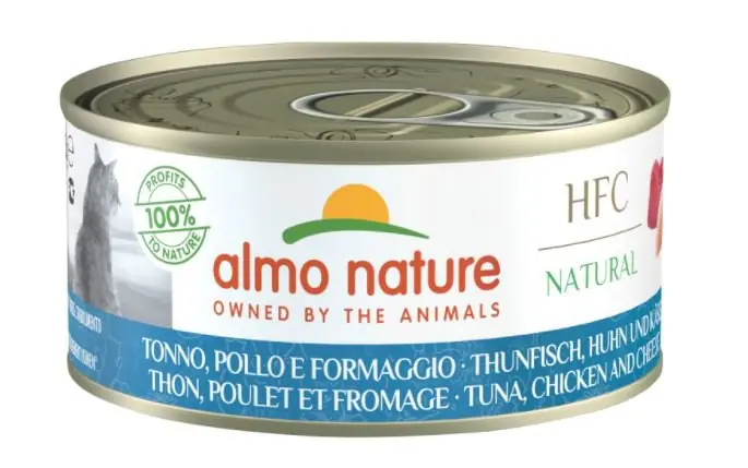 Almo Nature HFC Natural puszka dla kota 75% mięsa gotowane w bulionie 150g Oferta czasowa