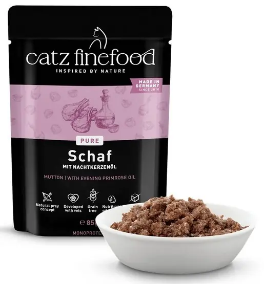 Do wyczerpania zapasów Catz Finefood Purrrr N.113 monobiałkowa karma z 70% owcy w bulionie dla kota