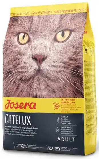 Josera Catelux Antihairball pyszna kaczka dla dorosłego kota Premium