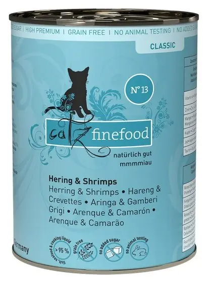 Catz Finefood NO.13 bezzbożowa śledź i kraby puszka dla kota Kup teraz
