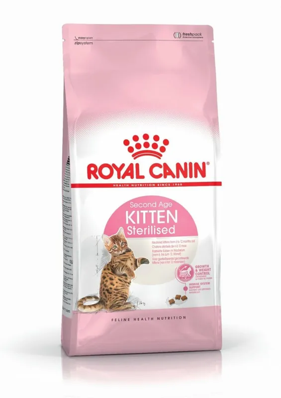 Royal Canin Kitten Sterilised karma sucha dla sterylizowanych kociąt od 4 do 12 miesiąca życia Sprawdź teraz