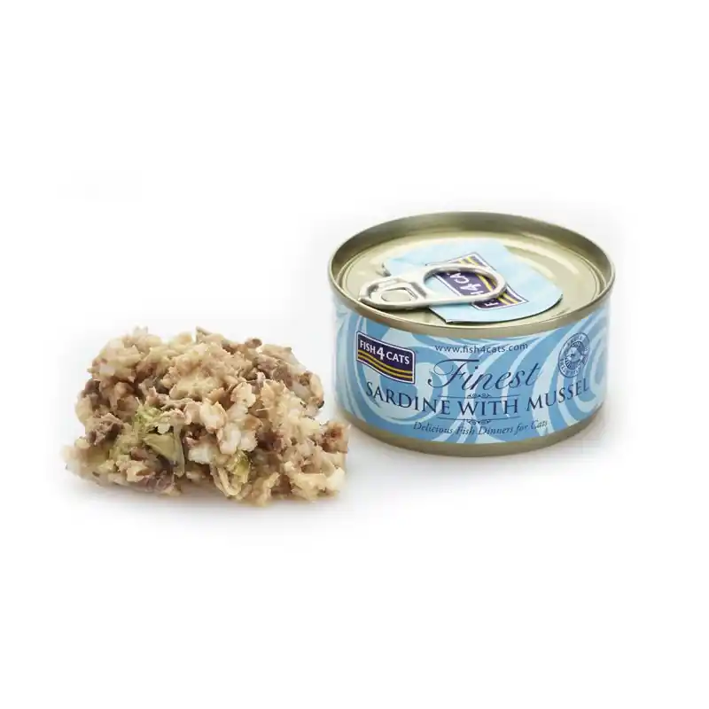 Fish4Cats Sardynka z Omułkiem Zielonowargowym 70% miesa bez zbóż puszka 70g w sosie Sprawdź teraz