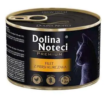 Taniej Dolina Noteci Premium filet z piersi kurczaka 60% w sosie bez zbóż 185g