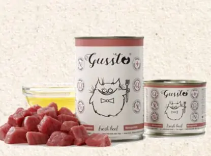 Gussto Super Premium Fresh Calf świeża cielęcina monobiałkowa, holistyczna, lekkostrawna karma dla kota Tani