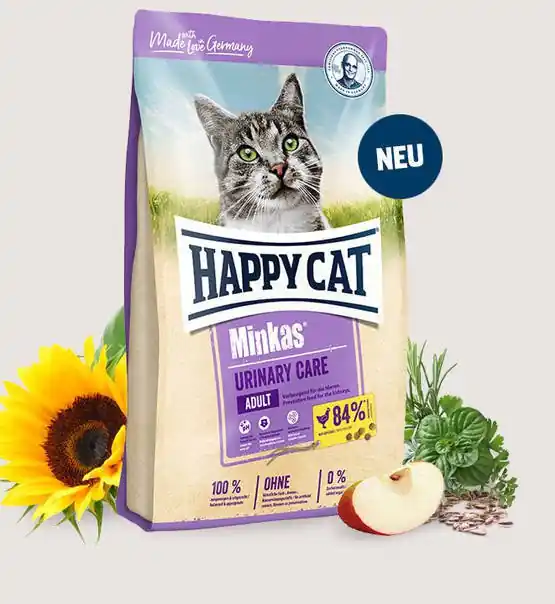 Do wyczerpania zapasów Happy Cat Minkas Urinary Care Wsparcie dróg moczowych dla dorosłych kotów