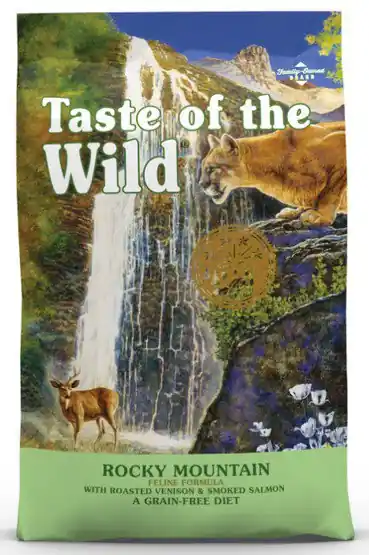 Taste of the Wild Rocky Mountain Feline Formula z pieczoną dziczyzną i wędzonym łososiem Wysoka jakość