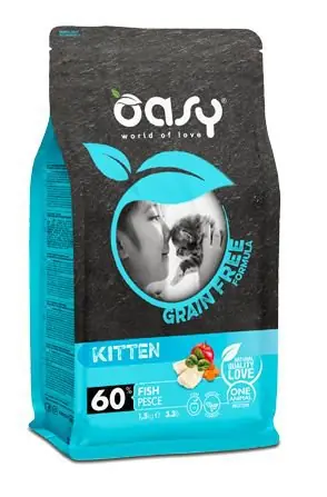 Cena promocyjna Oasy Grain Free Kitten bezzbożowa karma dla kociąt z rybą