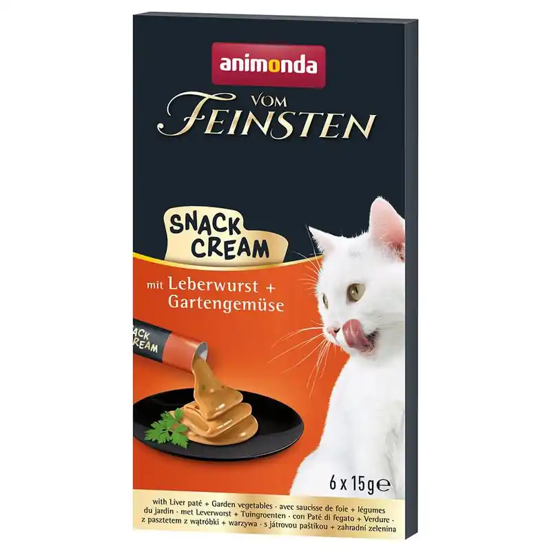 Szybka wysyłka Animonda Vom Feinsten Cream Snack pasta dla kota 6 x 15g