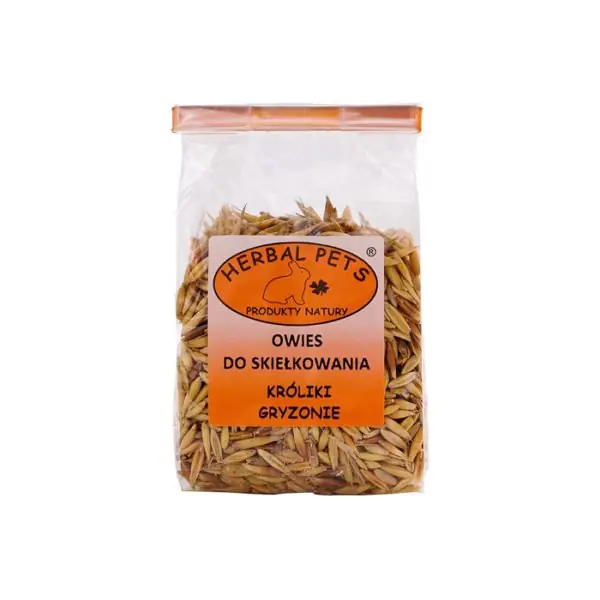 Ograniczona ilość Herbal Pets owies do skiełkowania 100g