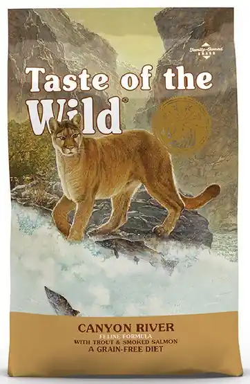 Taste of The Wild Canyon River Feline Formula z pstrągiem i wędzonym łososiem Tani