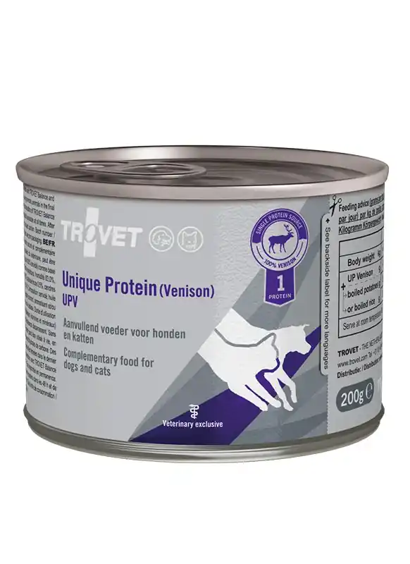 Kup teraz Trovet Unique Protein UPV mokra karma dla psa i kota z dziczyzną