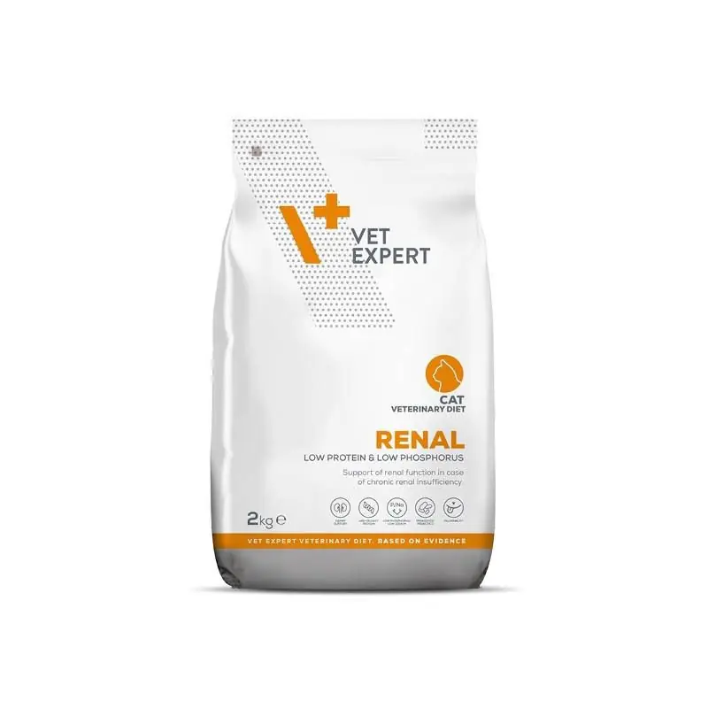Oferta limitowana Vet Expert 4T Veterinary Diet Renal wspomaga funkcję nerek u kotów