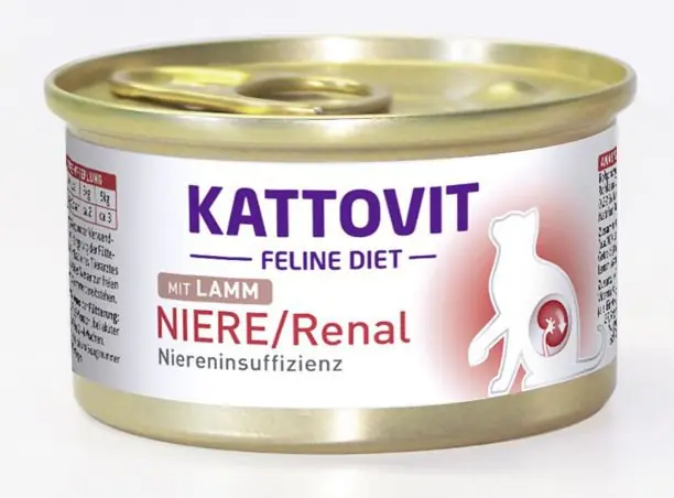 Sprawdź teraz Kattovit Low Protein Nierendiet puszka dla kotów z problemami z nerkami 85g