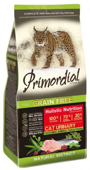 Primordial Cat Grain Free Urinary Turkey & Herring karma dla kotów ze schorzeniami urologicznymi z indykiem i śledziem Oferta czasowa