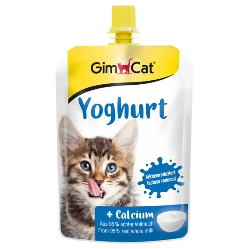 Darmowy zwrot GimCat Yogurt z wapnem przekąska dla kotów 150g