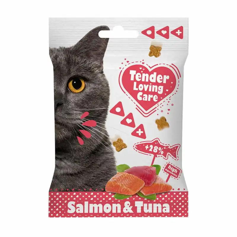 Duvo+ Salmon & Tuna Soft Snack przysmaki dla kota z łososiem i tunczykiem 50g Najlepsza cena