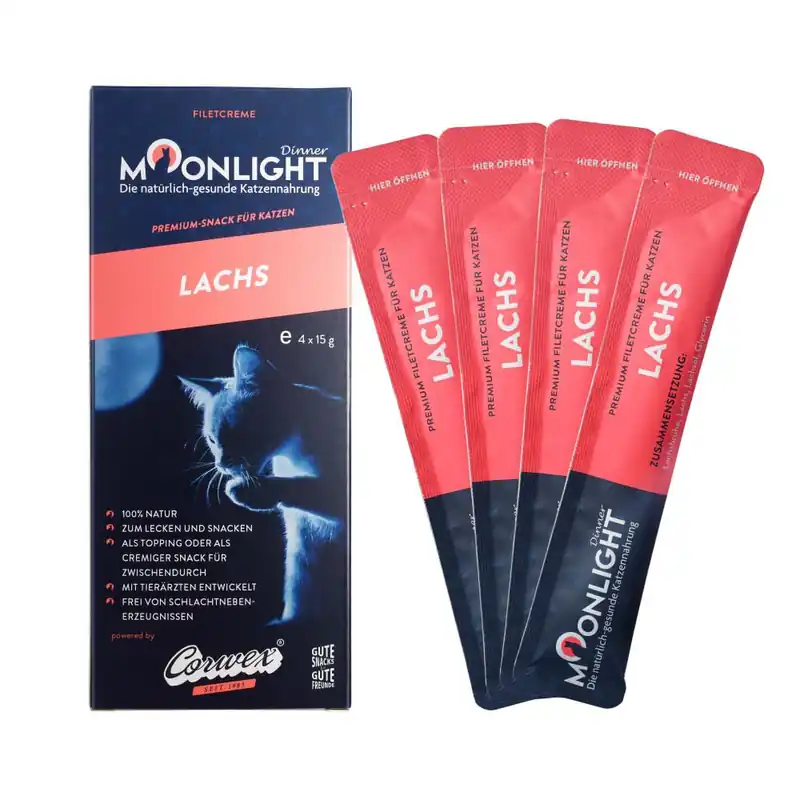 Moonlight Dinner Creme filety kremowe dla kota 4x15g Ostatnie sztuki