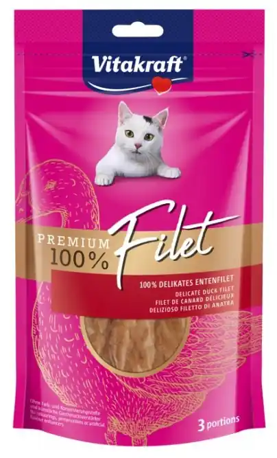 Vitakraft Filet przysmak dla kota z kaczką 54g Bezpieczne zakupy