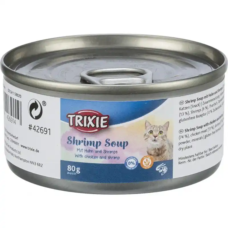 Trixie Shrimps Soup przysmak w płynie dla kota krewetki i łosoś 80g Kup teraz
