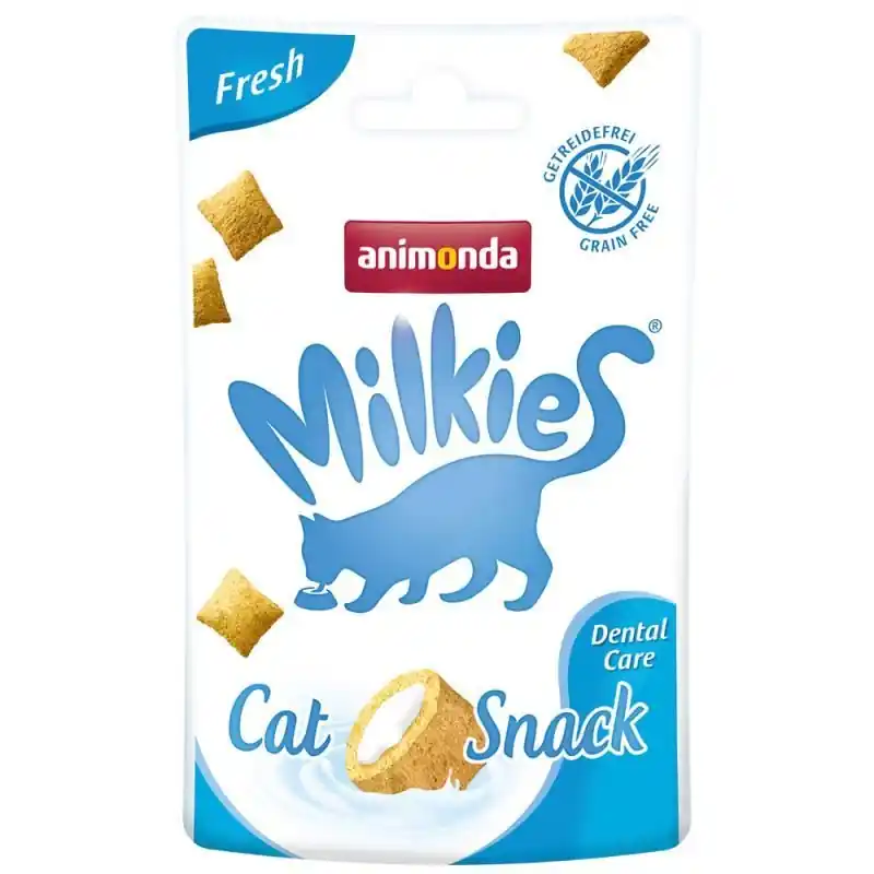 Animonda Milkies Fresh - Dental Care koci przysmak zapobiega powstawaniu kamienia nazębnego 30g Tylko do końca tygodnia