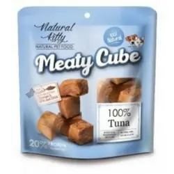 Natural Kitty Meaty Cube przysmak dla psa lub kota z tuńczykiem 60g Tylko dziś