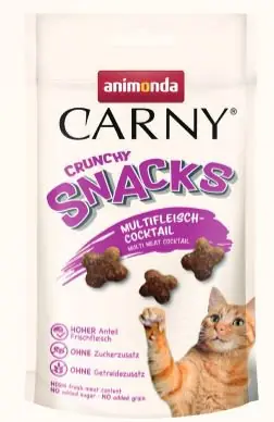 Carny Crunchy Snacks Koktajl Mięsny Przysmaki dla kota 50g Ekspresowa dostawa
