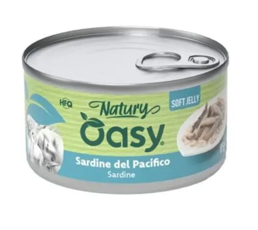 Oasy Natury Cat Adult Sardynki 50% naturalnego mięsa w galaretce 150g Oferta limitowana