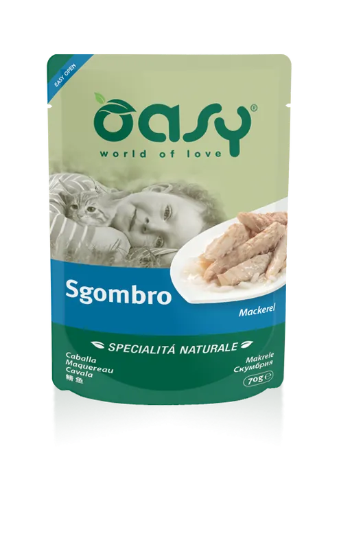 Oasy Natury makrela naturalna mokra karma w delikatnej galaretce saszetka 85g Ostatnia szansa