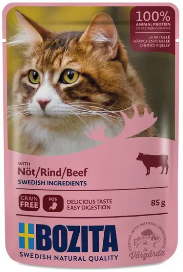 Bozita Cat Wolowina w galaretce saszetka 85g Nie przegap