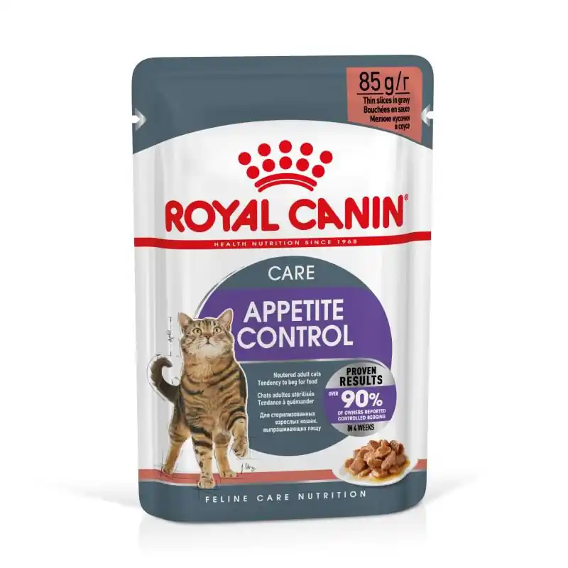 Ostatnia szansa Royal Canin Appetite Control mokra karma w sosie dla dorosłych kotów, nieskłonnych do aktywności 85g